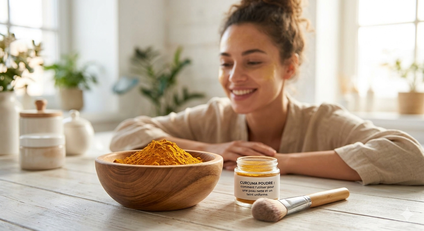 Curcuma poudre : comment l’utiliser pour une peau nette et un teint uniforme Imagen