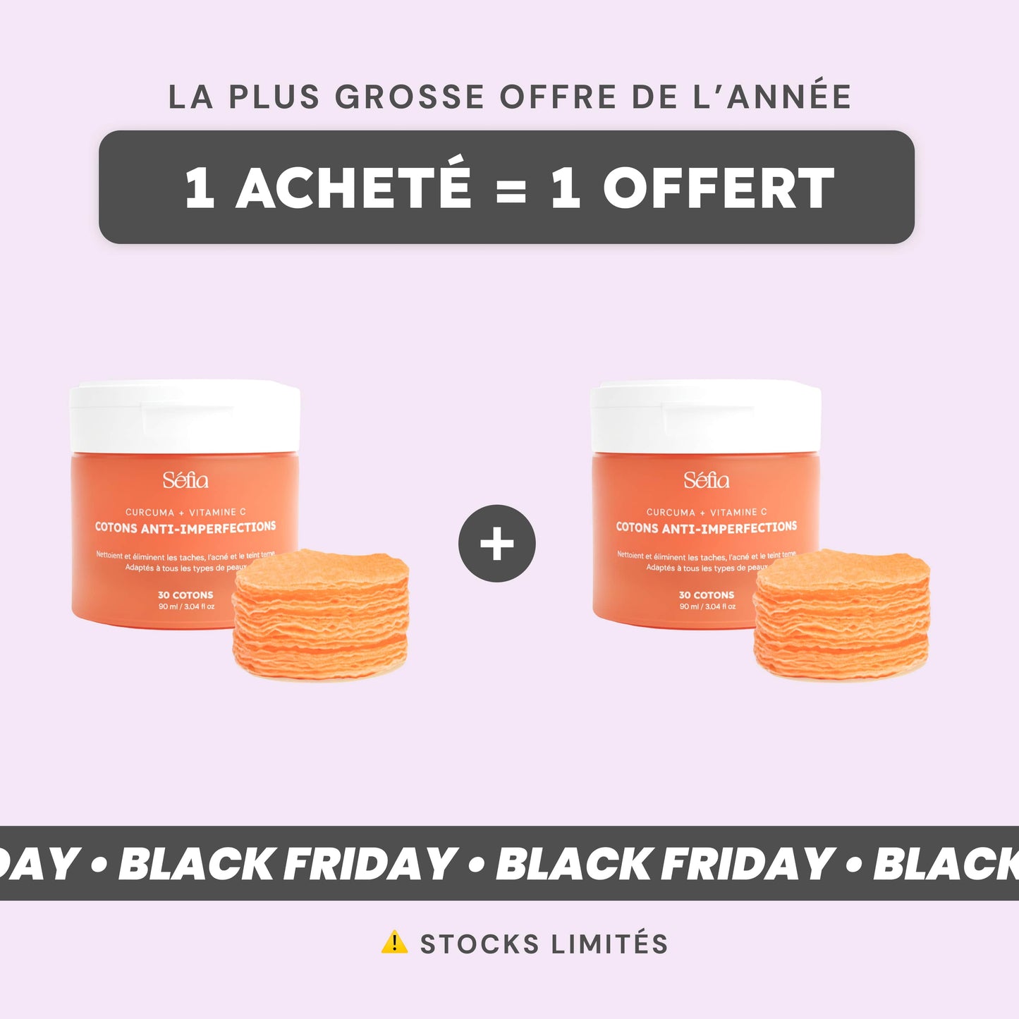 Caja de algodón cúrcuma