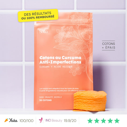 Almohadillas limpiadoras Cúrcuma y Vitamina C