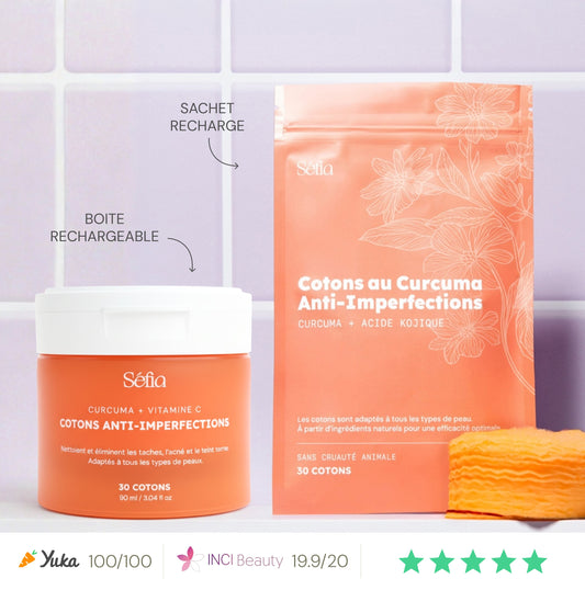 Almohadillas limpiadoras Cúrcuma y Vitamina C