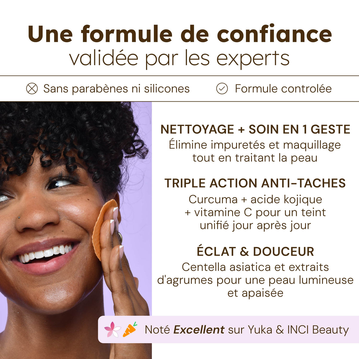 Almohadillas limpiadoras Cúrcuma y Vitamina C